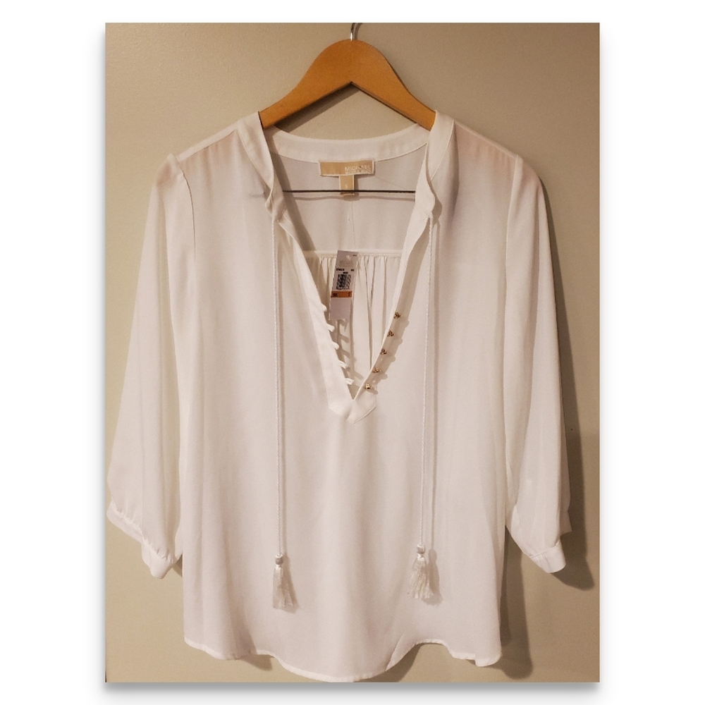 MICHAEL Michael Kors White Blouse